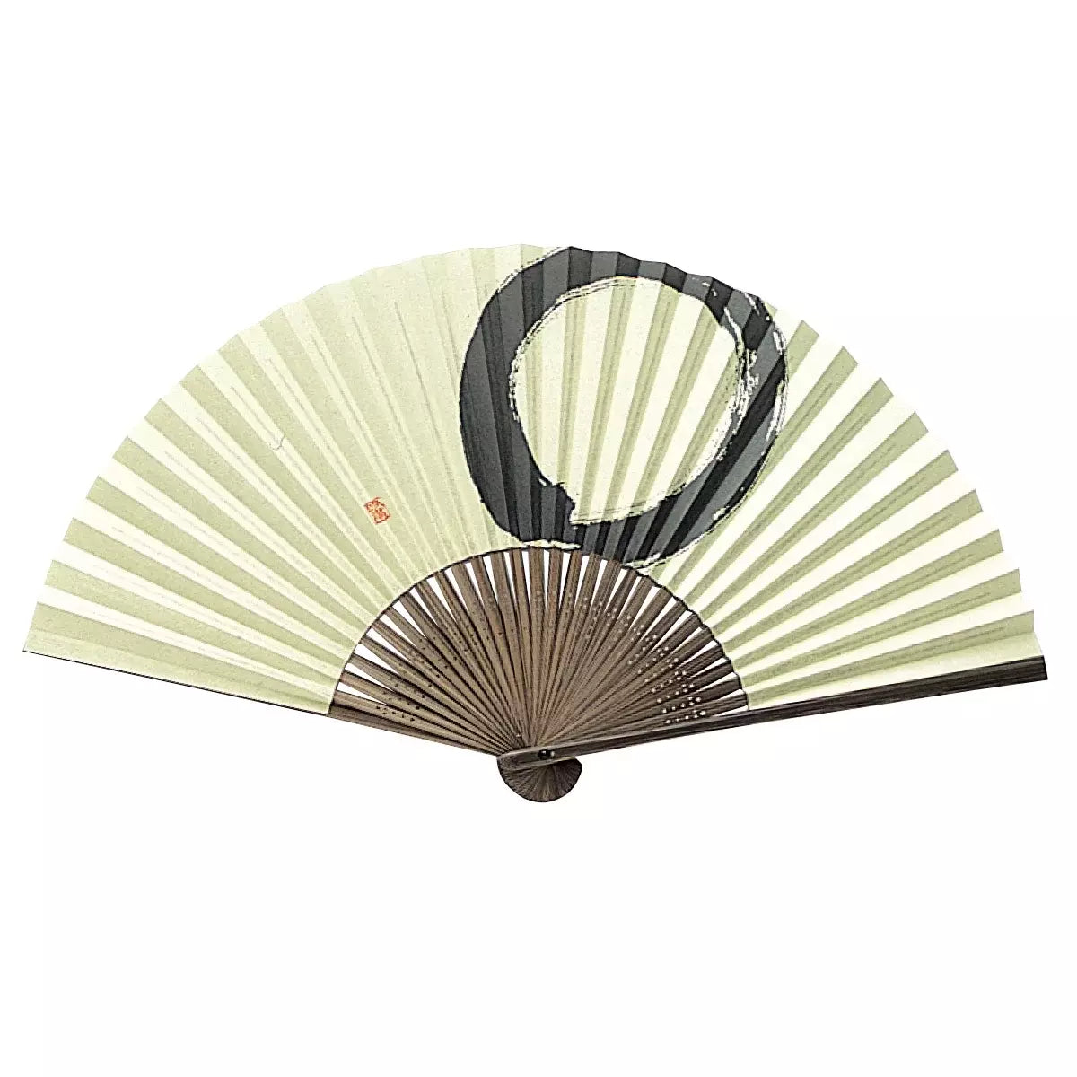 Yamani Enso Zen Circle Sensu 手持折疊風扇 22.5 厘米