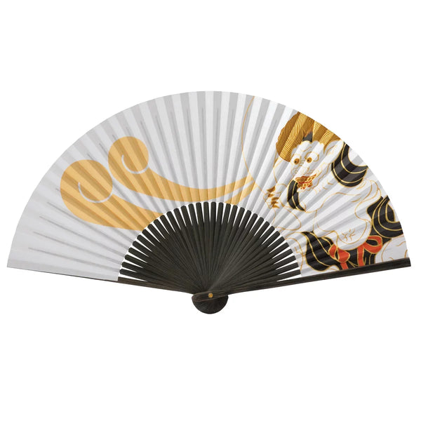 Yamani Fujin 風神設計日本 Sensu 折扇 21.5 厘米