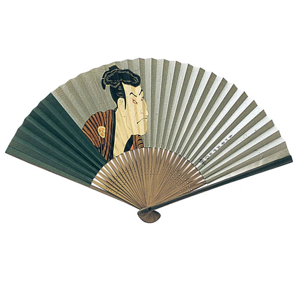 Yamani Kabuki 浮世繪日本扇子折扇 22.5 厘米