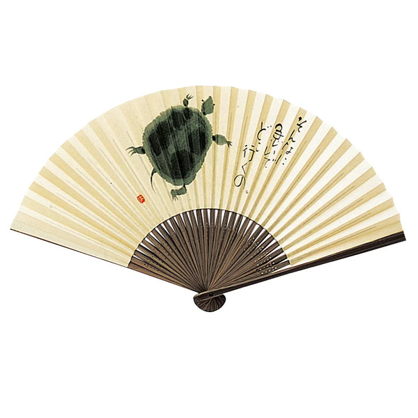 Yamani Turtle 日本扇子折扇 22.5 厘米