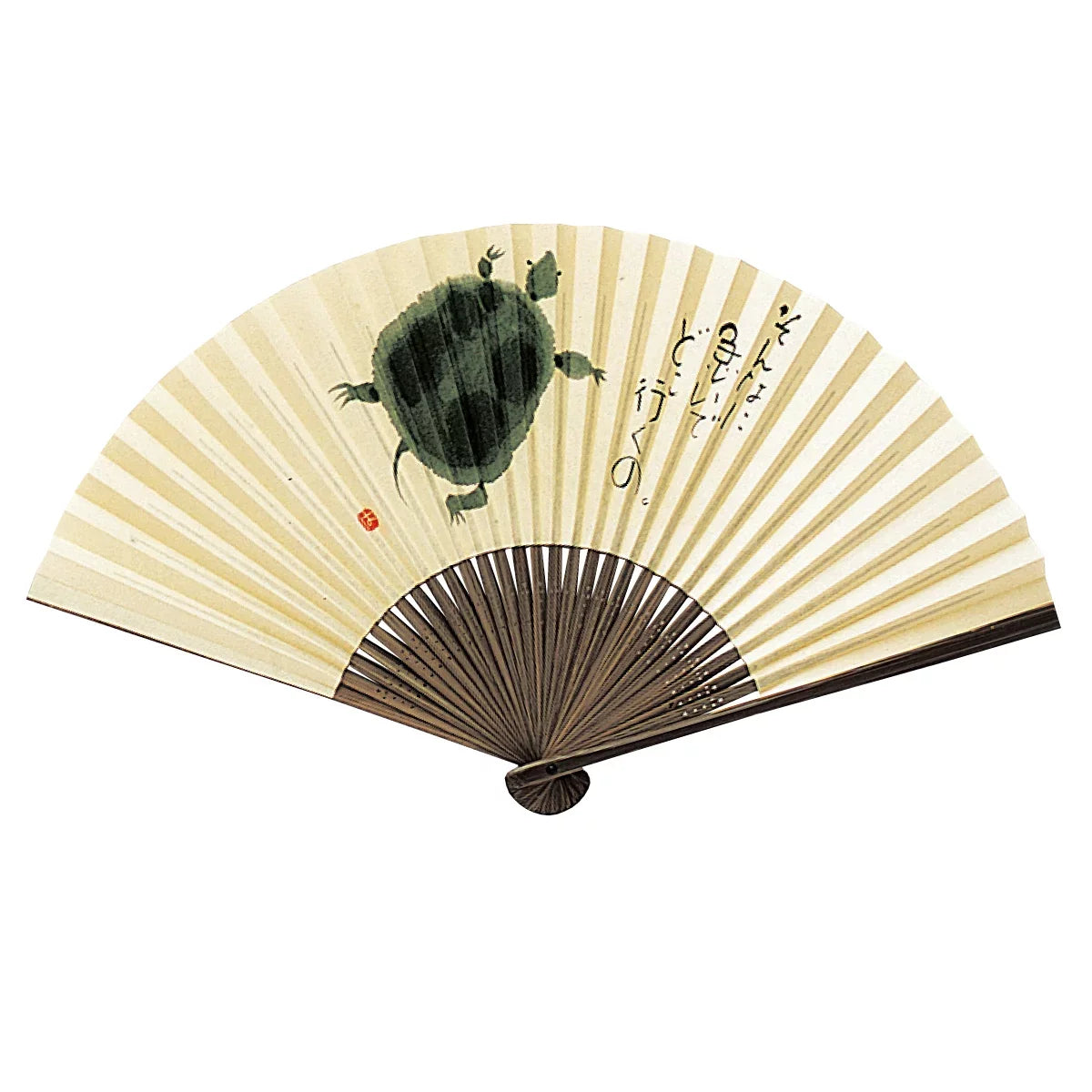 Yamani Turtle 日本扇子折扇 22.5 厘米