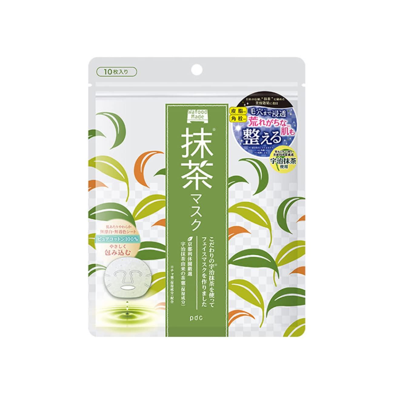 pdc Wafood Made 保濕宇治抹茶麵膜 10 片