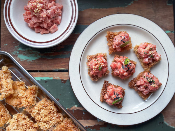 How to Make Crispy Rice Tuna Sushi Bits (Nobu Copycat Recipe)