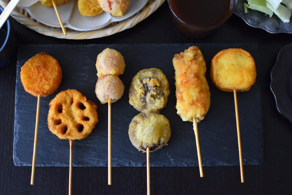 How to Make Kushikatsu (Deep-Fried Skewered Meat and Vegetables Recipe)