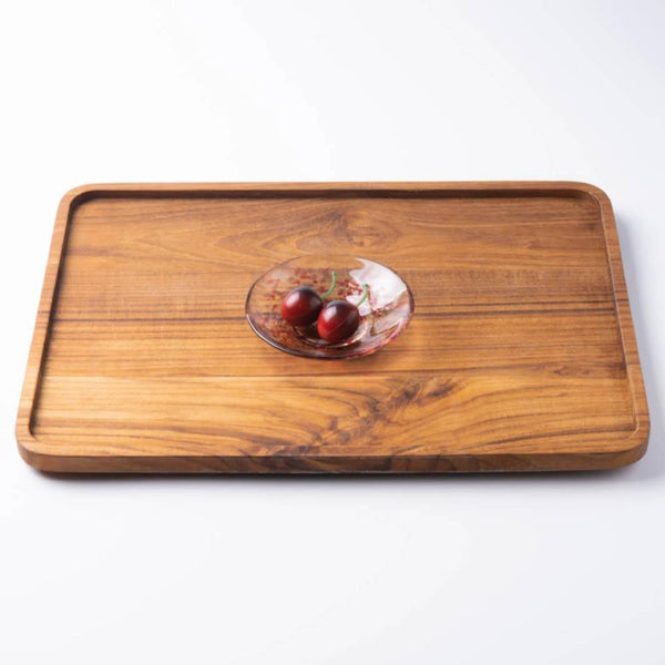 Aderia 手工小玻璃盤粉紅色花朵設計 100 毫米