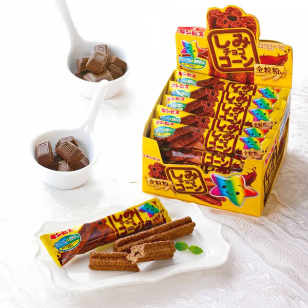 Ginbis 什米巧克力棒巧克力玉米酥零食（10 件裝）