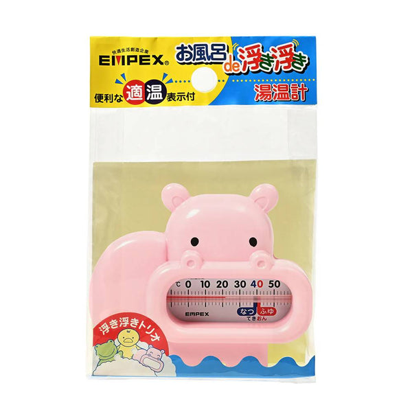 Empex 漂浮河馬玩具與嬰兒洗澡溫度計 TG-5133