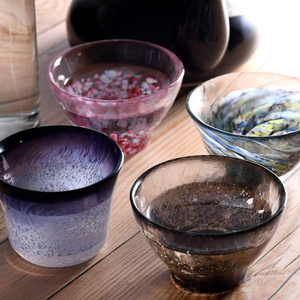 Aderia 手工清酒杯小酒杯仿古金屬圖案 85 毫升