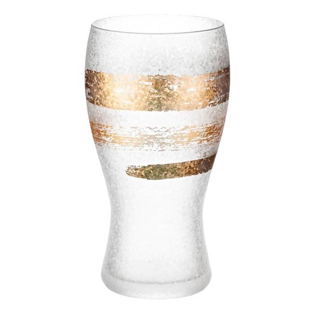 Aderia 優質金色圖案磨砂啤酒杯 380ml