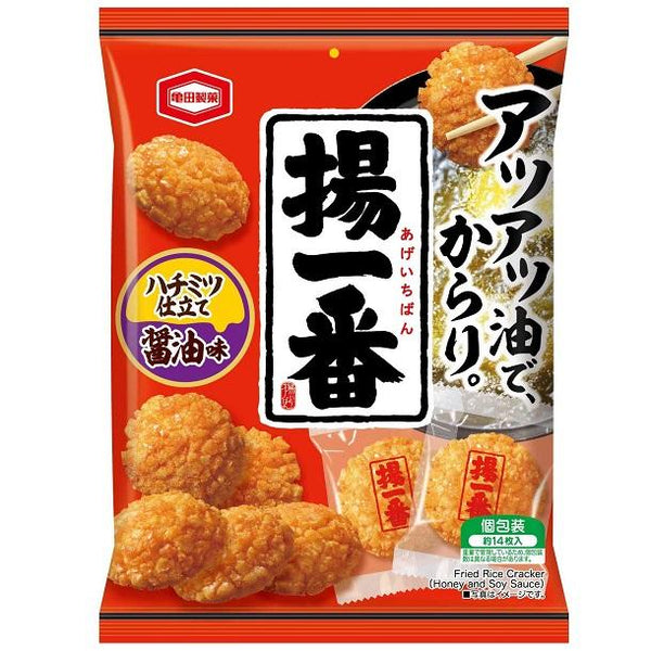 Age Ichiban 蜂蜜醬油脆餅 100g (3 包)