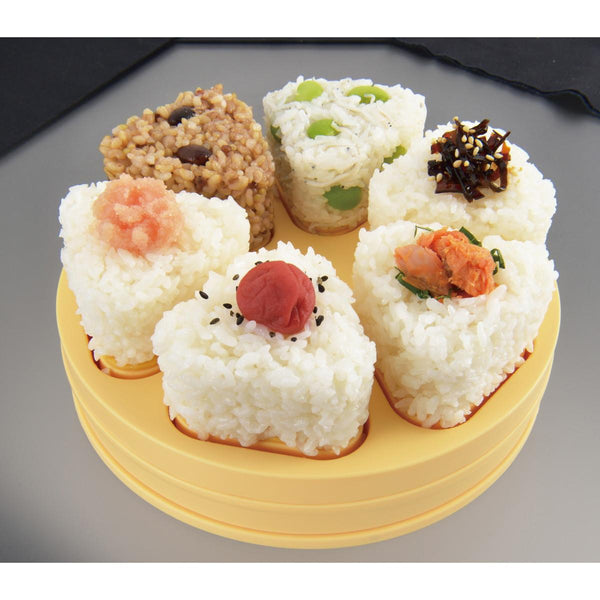 Akebono 快速有趣飯糰機 6 格彈出式飯糰模具