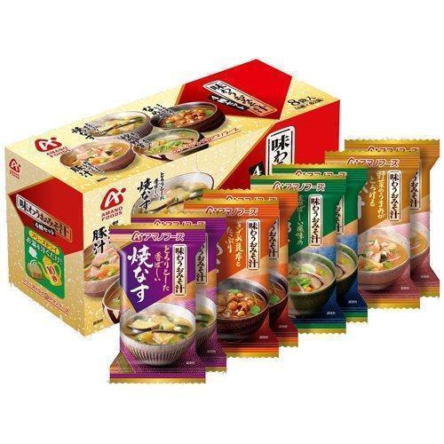 Amano Foods 凍乾味噌湯 4 種口味 8 份