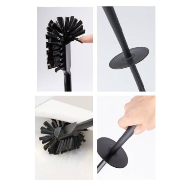 抗菌馬桶刷灰色簡約現代日式36cm