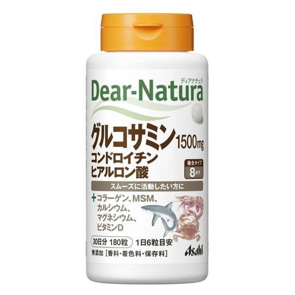 Asahi Dear Natura 葡萄糖胺軟骨素透明質酸補充劑 180 片