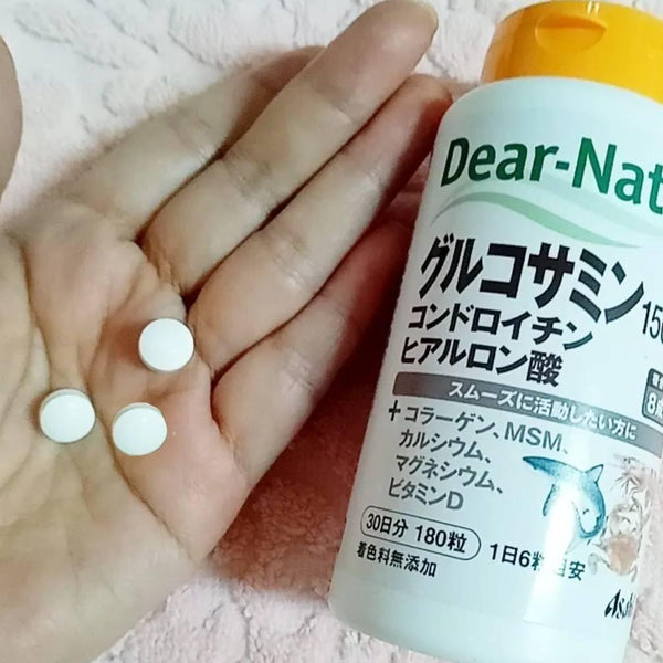 Asahi Dear Natura 葡萄糖胺軟骨素透明質酸補充劑 180 片