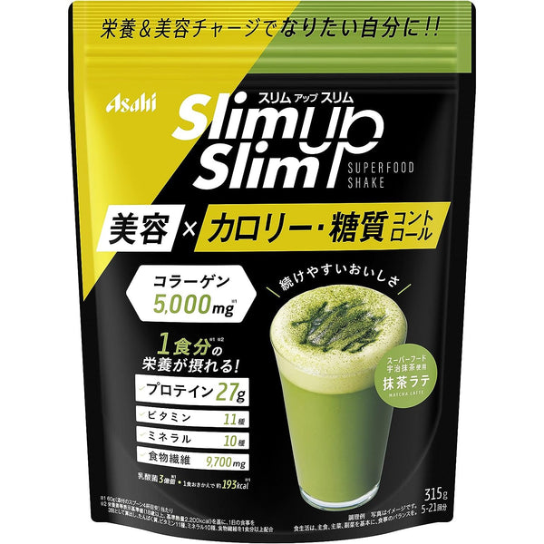 Asahi Slim Up 代餐奶昔 抹茶拿鐵口味 315g