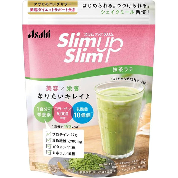 Asahi Slim Up 代餐奶昔 抹茶拿鐵口味 315g