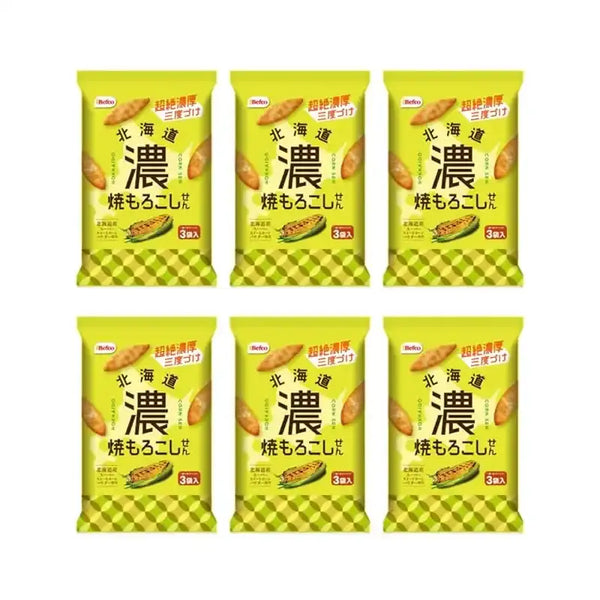 Befco 北海道烤甜玉米饼 51g（6 包）