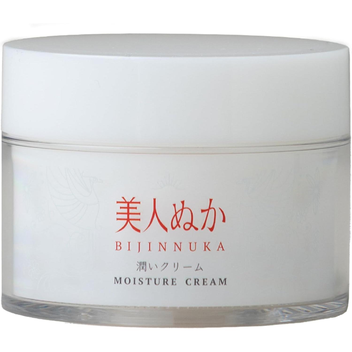 美人糠純米米糠保濕乳霜無香43g
