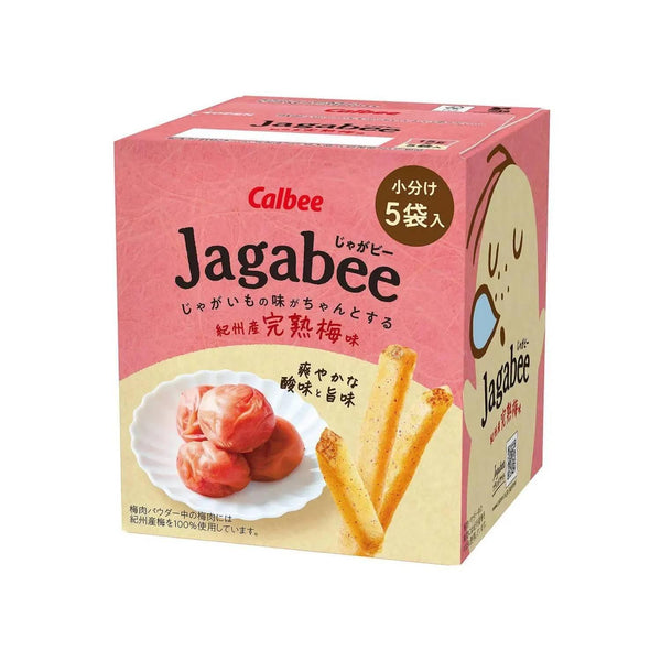 Calbee Jagabee 薯條零食微鹽（5 盒裝）
