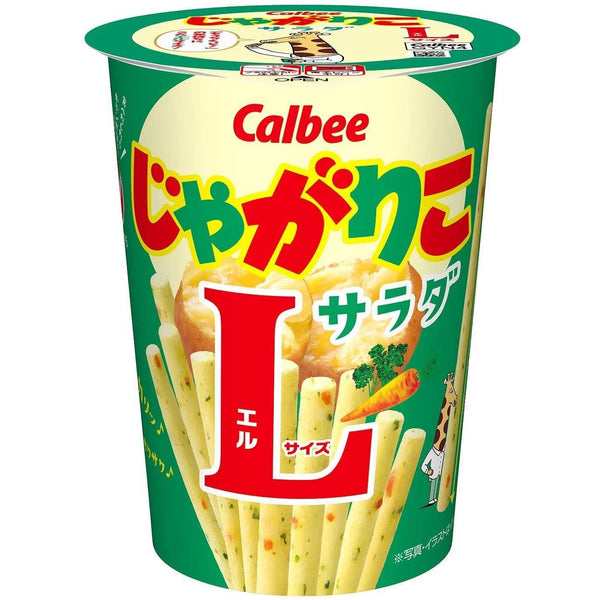 Calbee Jagarico 薯條零食沙拉口味大（3 杯裝）
