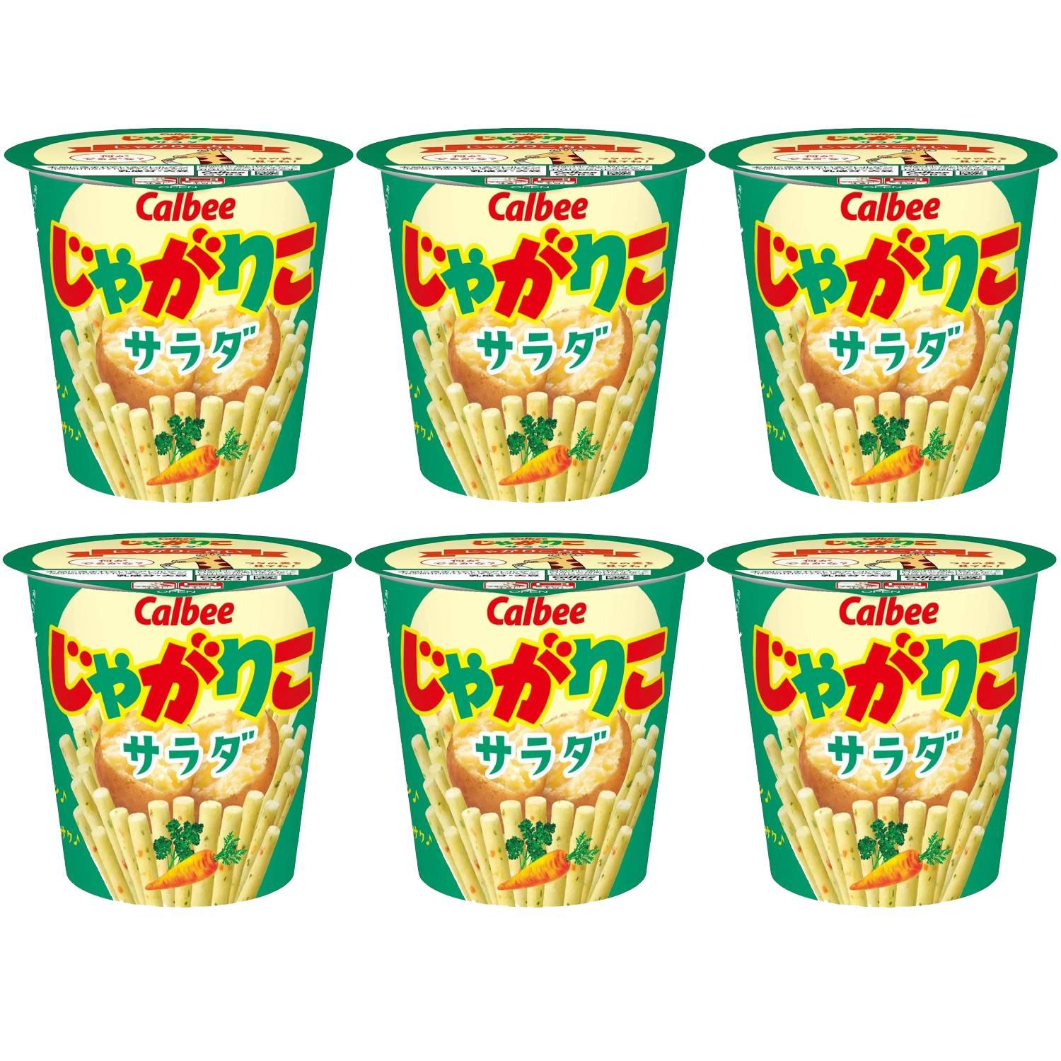Calbee Jagarico 沙拉薯條（6 杯裝）