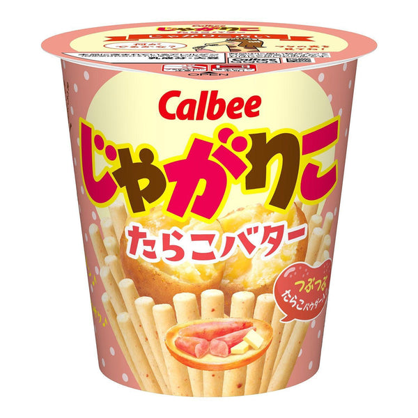 Calbee Jagarico Tarako 奶油馬鈴薯條（6 條裝）