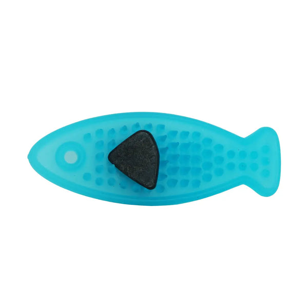 Cattyman 貓牙齒咀嚼玩具注入貓薄荷的柔軟搖擺魚