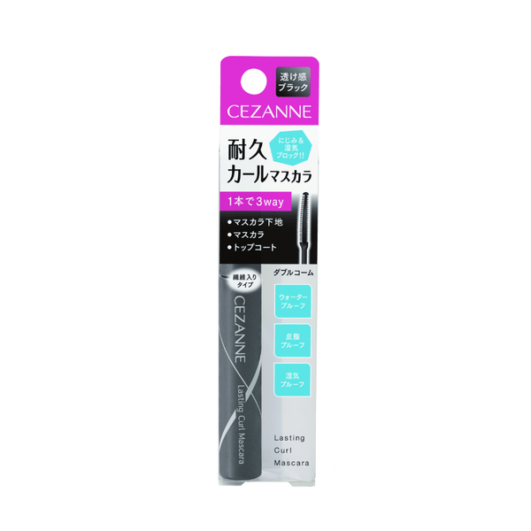 Cezanne 三合一防水持久捲翹睫毛膏黑色 5g