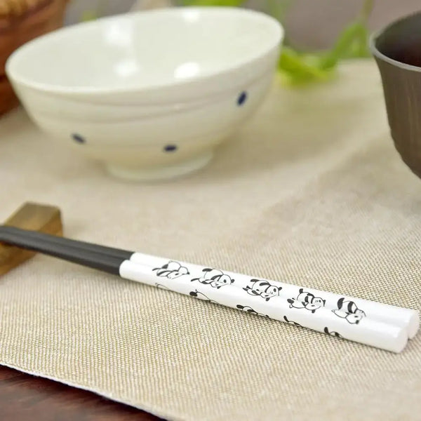 兒童筷子 防滑 可用洗碗機清洗 熊貓設計 18 厘米