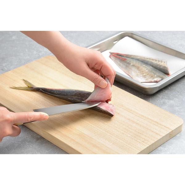 千歲日本刀 3 件組木柄 Santoku、Nakiri 和 Deba