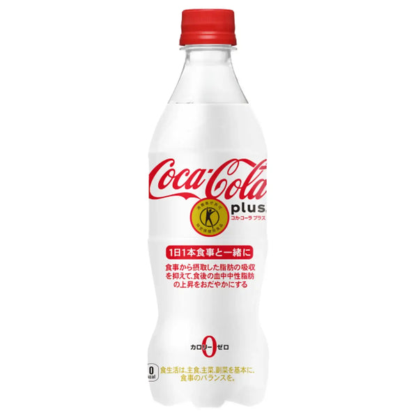 Coca-Cola Plus 零熱量富含纖維健康支持軟性飲料 470 毫升