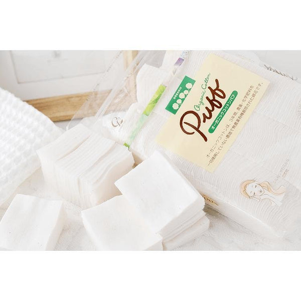 Cotton Labo 有機棉粉撲未漂白 L 號 120 片