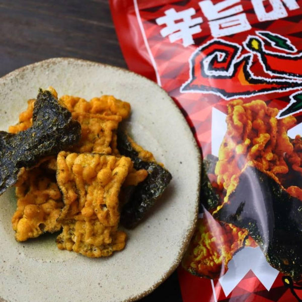 Daiko Foods Noriten Biriri Kun 辣戶芥天婦羅海藻片（10 片）