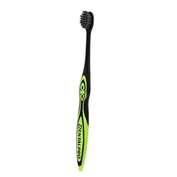 Dental Pro Compact PCC 黑色刷毛防蛀牙牙刷中 C12