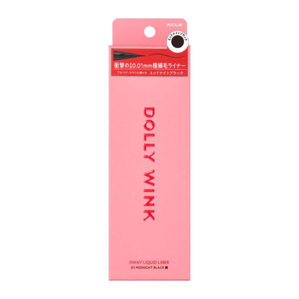 Dolly Wink 超細 5 向液體眼線筆午夜黑色