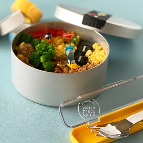 Eco Deli 圓形便當盒 易於清潔鋁製午餐盒 400 毫升