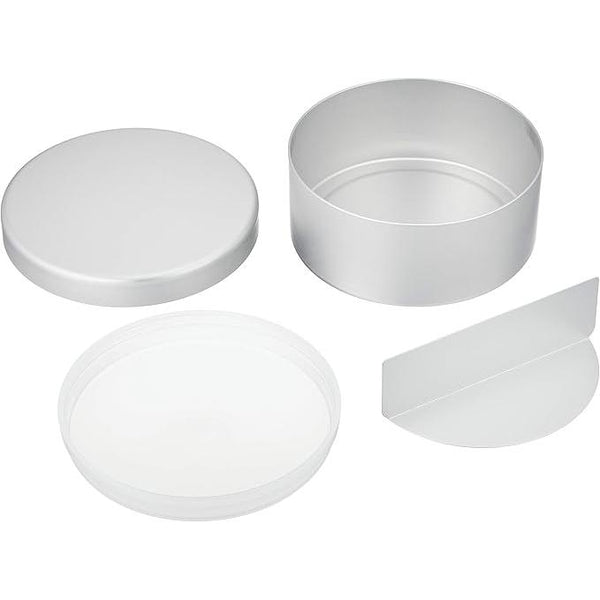 Eco Deli 圓形便當盒 易於清潔鋁製午餐盒 400 毫升