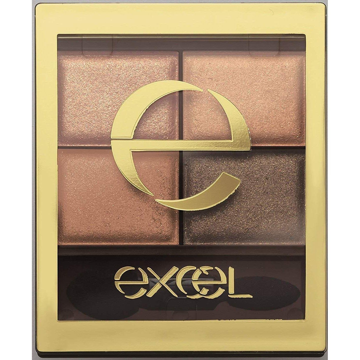 Excel Skinny Rich Shadow 4 色眼影四色自然棕色色調