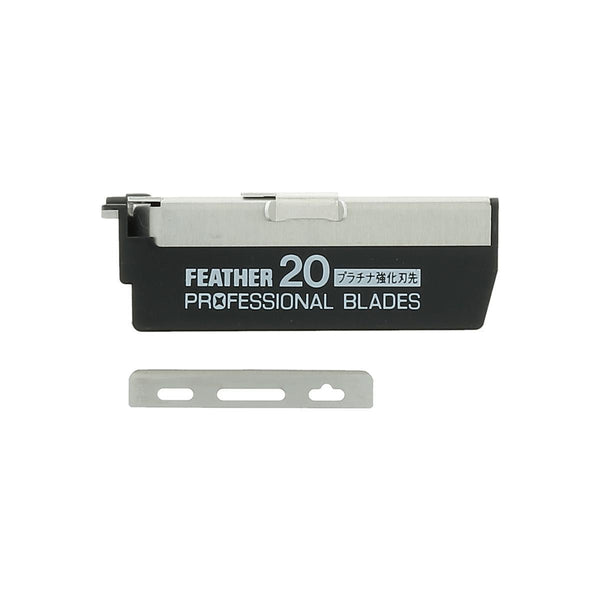 Feather 專業刀刃 PB-20 20 片（1 包）