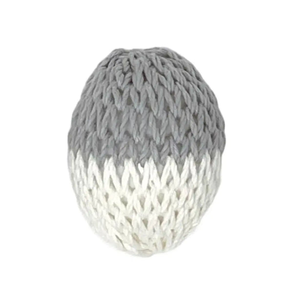 Ferretamago 雪貂蛋形玩具棉球 灰白色 7 厘米