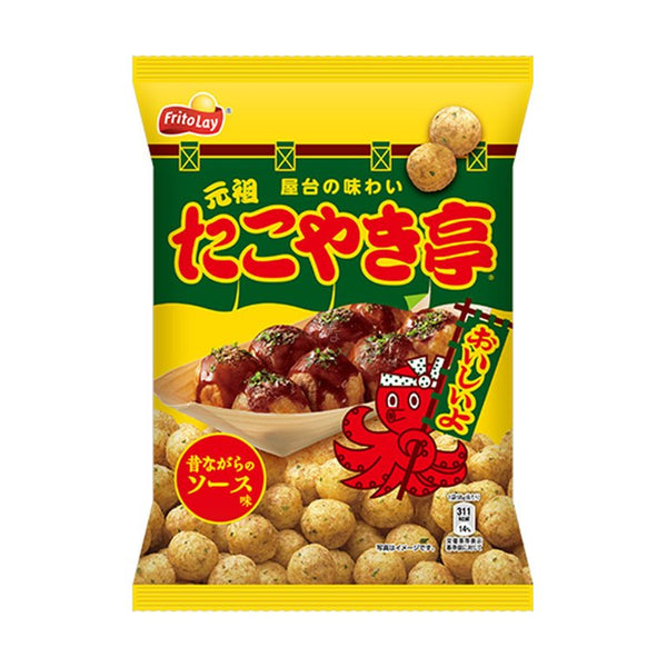 Frito Lay 日本章魚燒圓片 醇厚醬味 55g (3袋裝)