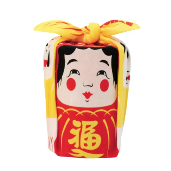 包袱皮四個不倒翁紅黃棉布48厘米