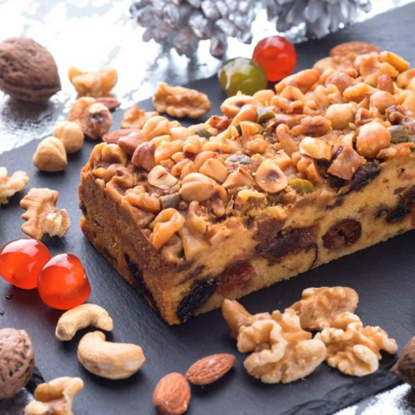 杜松子酒森林賞金高級混合水果和堅果磅蛋糕