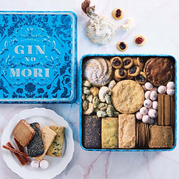 Gin No Mori 豪華手工餅乾什錦鐵盒禮盒 (14 種)