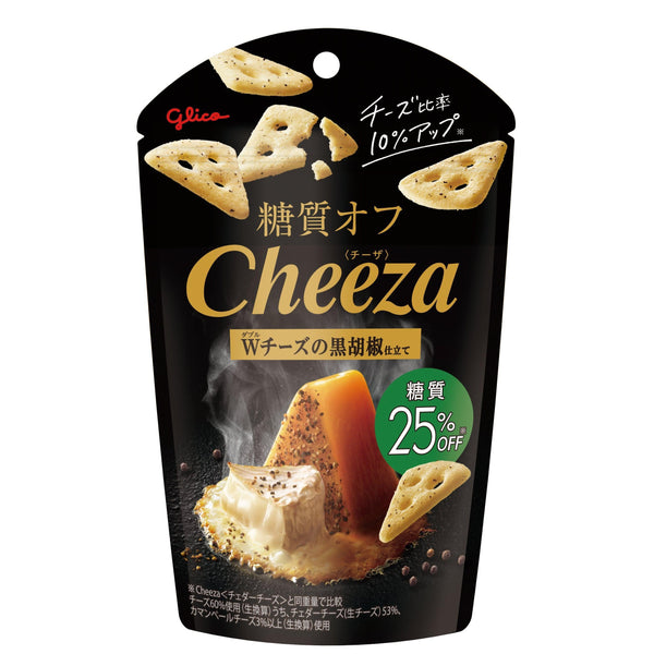 Glico Cheeza 低碳水化合物黑胡椒雙層起司餅乾 36 克