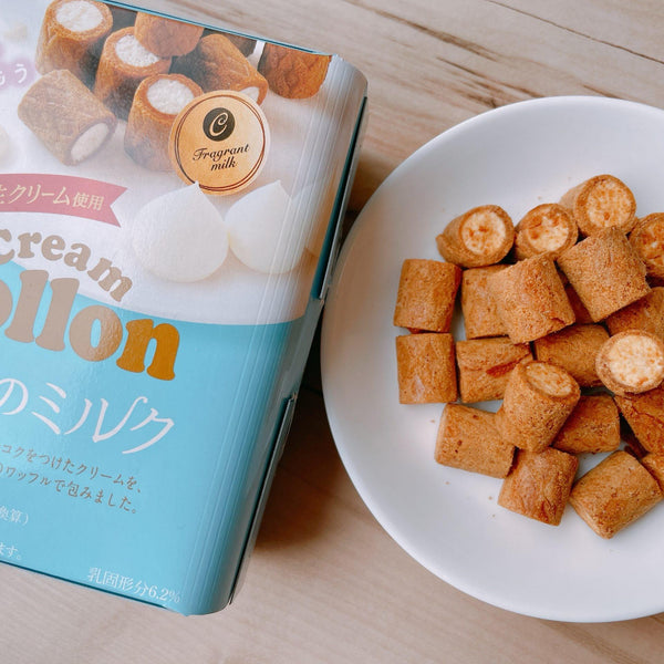 Glico Collon 牛奶奶油夾心鬆脆焦糖華夫餅 48 克