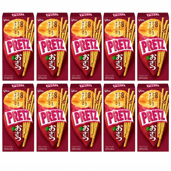 Glico Pretz Osatsu Satsumaimo 地瓜餅乾棒 62 克（10 包）