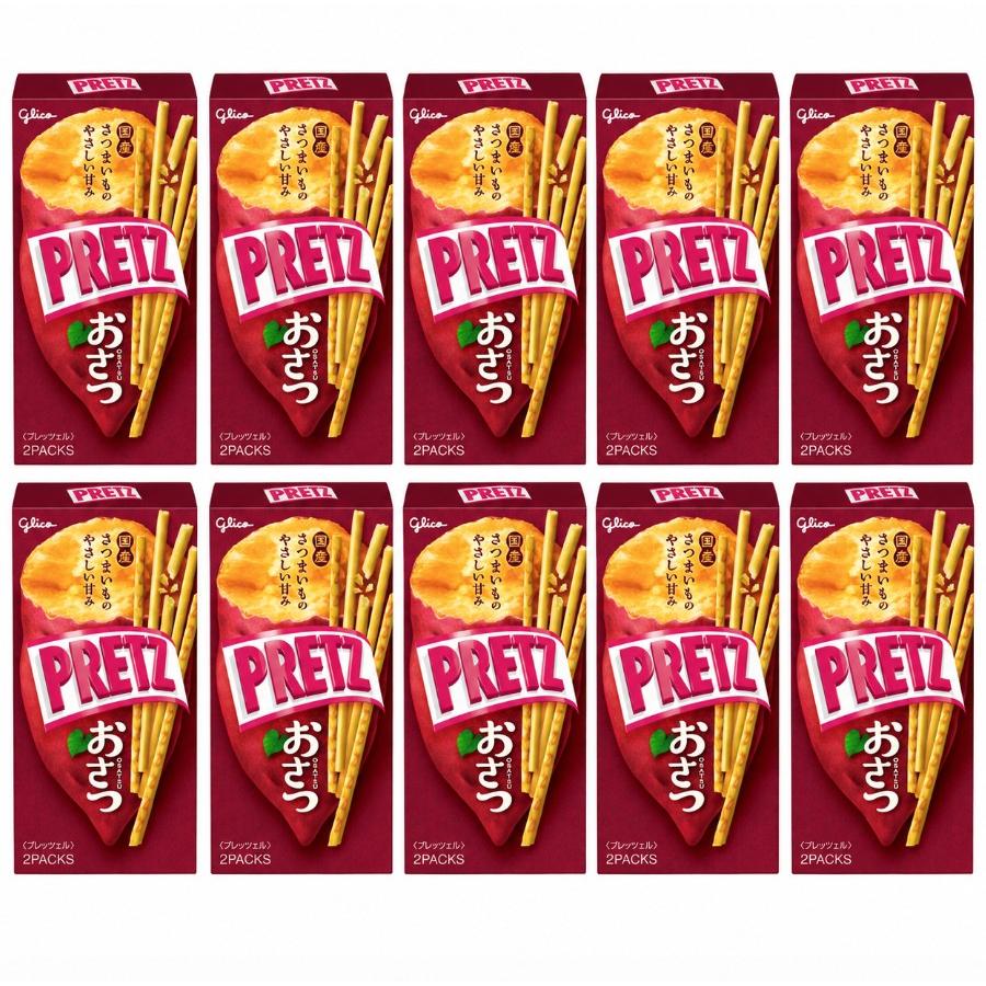 Glico Pretz Osatsu Satsumaimo 地瓜餅乾棒 62 克（10 包）
