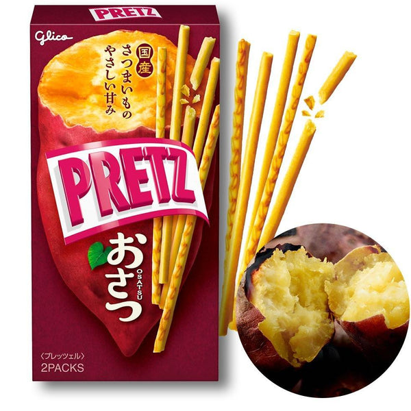 Glico Pretz Osatsu Satsumaimo 地瓜餅乾棒 62 克（10 包）